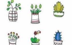 儿童图画书和儿童卡通读物的区别？盆栽植物简笔画花卉图片