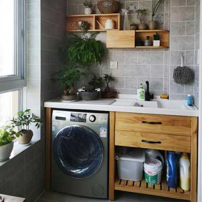 直筒洗衣机怎么做洗衣柜？直筒花盆适合种什么植物-图1