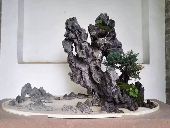 自然山石盆景图片大全（自然石假山图片大全）