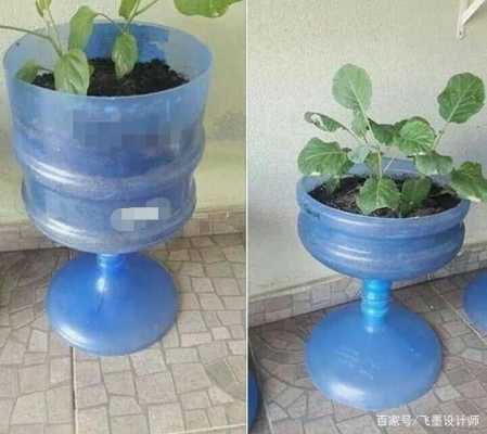 塑料水桶如何种花（用塑料桶种花）