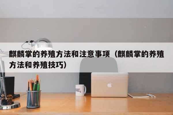 如何繁殖玉麒麟（玉麒麟繁殖注意什么）
